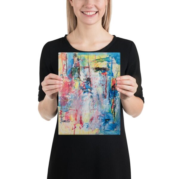 My Story - 9x12 Canvas Print — shown in a room