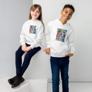 My Story - Kids fleece hoodie — worn by a model