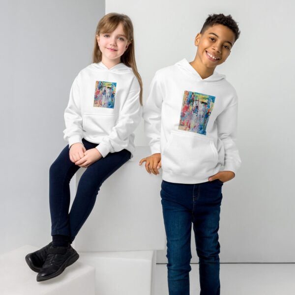 My Story - Kids fleece hoodie — worn by a model