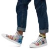 My Story - Men’s High Top Canvas Shoes — worn by a model My Story - Men’s High Top Canvas Shoes — worn by a model