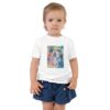 My Story - Toddler Short Sleeve T-shirt — worn by a model My Story - Toddler Short Sleeve T-shirt — worn by a model