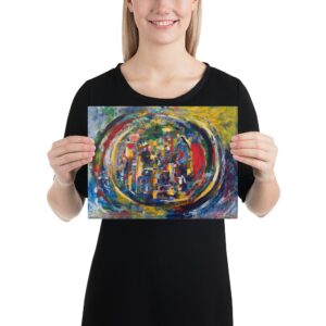 Rebirth - 12x9 Canvas Print — shown in a room Rebirth - 12x9 Canvas Print — shown in a room