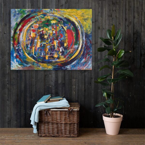 Rebirth - 24x18 Canvas Print — shown in a room