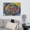 Rebirth - 48x36 Canvas Print — shown in a room Rebirth - 48x36 Canvas Print — shown in a room