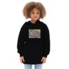 Rebirth - Kids fleece hoodie — worn by a model Rebirth - Kids fleece hoodie — worn by a model
