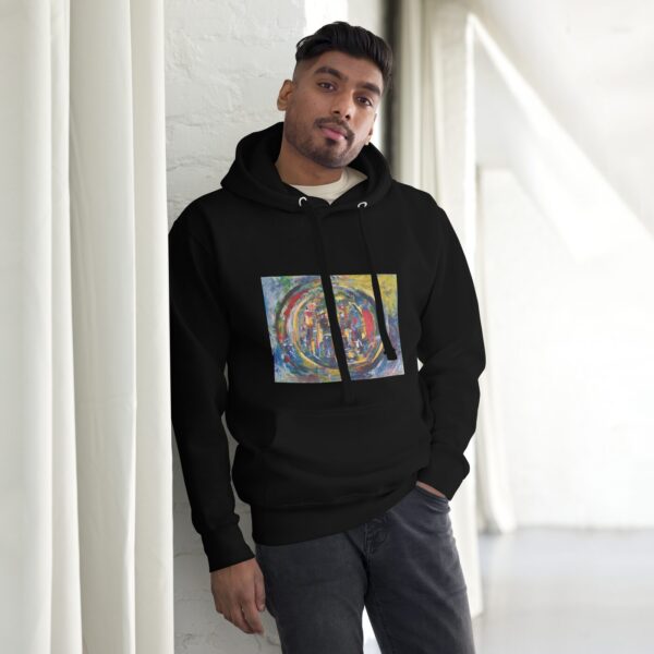Rebirth - Men's Hoodie — worn by a model