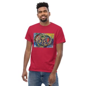 hwr-rebirth-mens-tee-model Rebirth - Men's Classic T-shirt — worn by a model