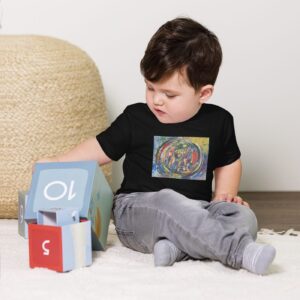 Rebirth - Toddler Short Sleeve T-shirt — worn by a model