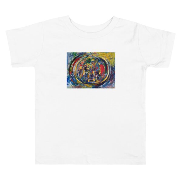 Rebirth - Toddler Short Sleeve T-shirt — White (flat) Rebirth - Toddler Short Sleeve T-shirt — white, flat garment view