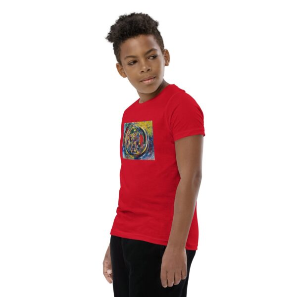 Rebirth - Youth Short Sleeve T-Shirt — worn by a model