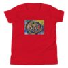Rebirth - Youth Short Sleeve T-Shirt — red, flat garment view