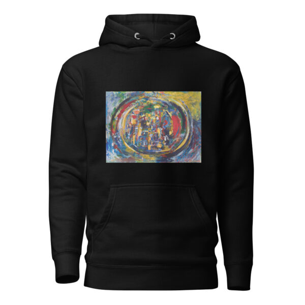 Rebirth - Men's Hoodie — black, front view