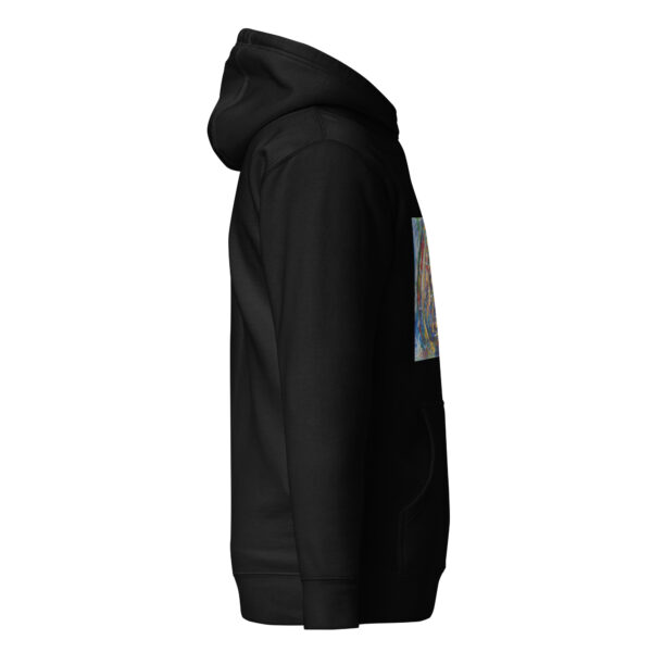 Rebirth - Men's Hoodie — black, right side view