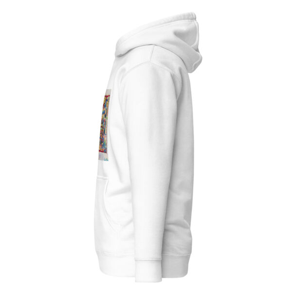Home - Men's Hoodie — white, left side view