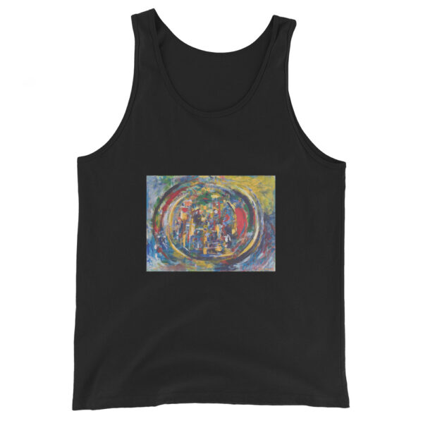 Rebirth - Men's Tank Top — black, front view