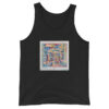Home - Men's Tank Top — black, front view