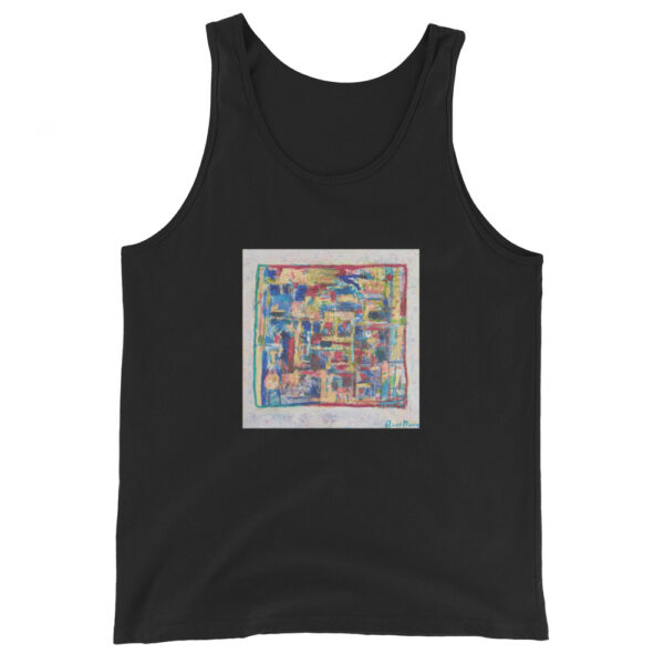 Home - Men's Tank Top — black, front view