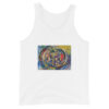 Rebirth - Men's Tank Top — white, front view