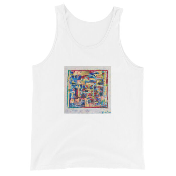 Home - Men's Tank Top — white, front view