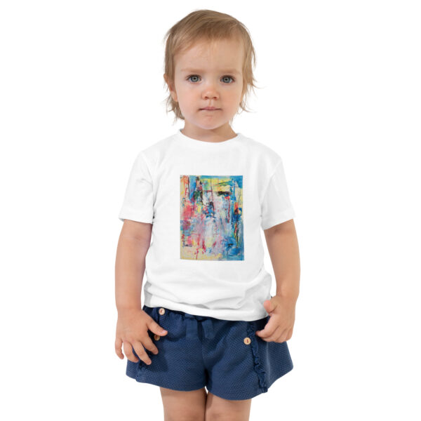 toddler-staple-tee-white-front-6a65220793b17.jpg My Story - Toddler Short Sleeve T-shirt — white, front view