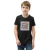 Home - Youth Short Sleeve T-Shirt — black, front view