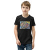 Rebirth - Youth Short Sleeve T-Shirt — black, front view
