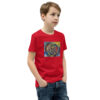 Rebirth - Youth Short Sleeve T-Shirt — red, right front view