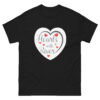 unisex-classic-tee-black-front-6a7fafd8053c2.jpg Hearts With River Logo - Men's Classic T-shirt