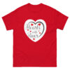 unisex-classic-tee-red-front-6a7fafd80691b.jpg Hearts With River Logo - Men's Classic T-shirt