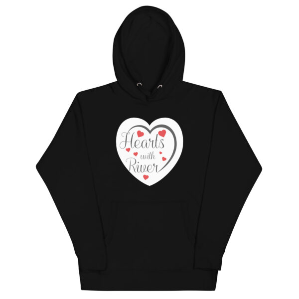 Hearts With River Logo - Men's Hoodie