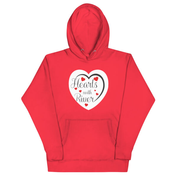 Hearts With River Logo - Men's Hoodie