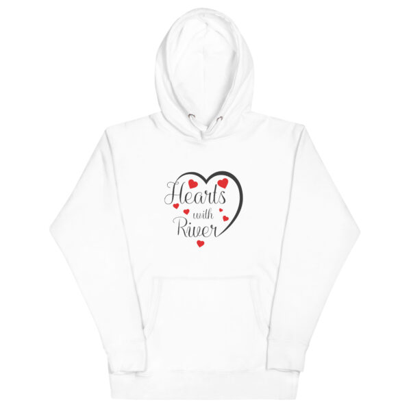 Hearts With River Logo - Men's Hoodie