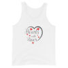 unisex-staple-tank-top-white-front-6a7fb22c92acf.jpg Hearts With River Logo - Men's Tank Top