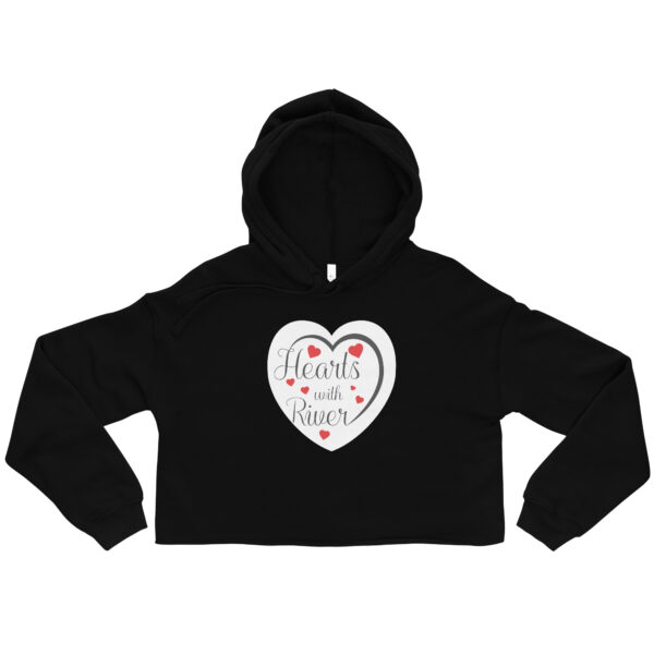 womens-cropped-hoodie-black-front-6a7fb35b7525e.jpg Hearts With River Logo - Women’s Crop Hoodie