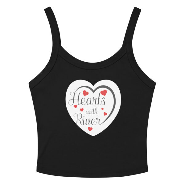 womens-micro-rib-tank-top-solid-black-blend-front-6a7d01d5af4a8.jpg Hearts With River Logo - Women’s micro-rib tank top