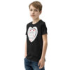 youth-staple-tee-black-left-front-6a7cff3b21324.jpg Hearts With River Logo - Youth Short Sleeve T-Shirt