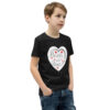 youth-staple-tee-black-right-front-6a7d19da9b73d.jpg Hearts With River Logo - Youth Short Sleeve T-Shirt