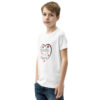 youth-staple-tee-white-left-front-6a7d19da9c3aa.jpg Hearts With River Logo - Youth Short Sleeve T-Shirt